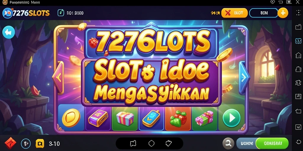 Tampilan gameplay menarik dari 7276SLOTS yang membuat pemain betah.