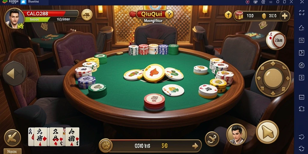 Tangkapan layar gameplay QiuQiu di CALO288 yang seru.