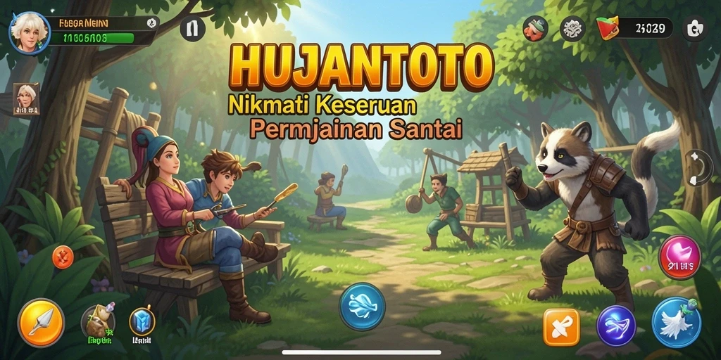 Screenshot gameplay HUJANTOTO yang menampilkan aksi seru.