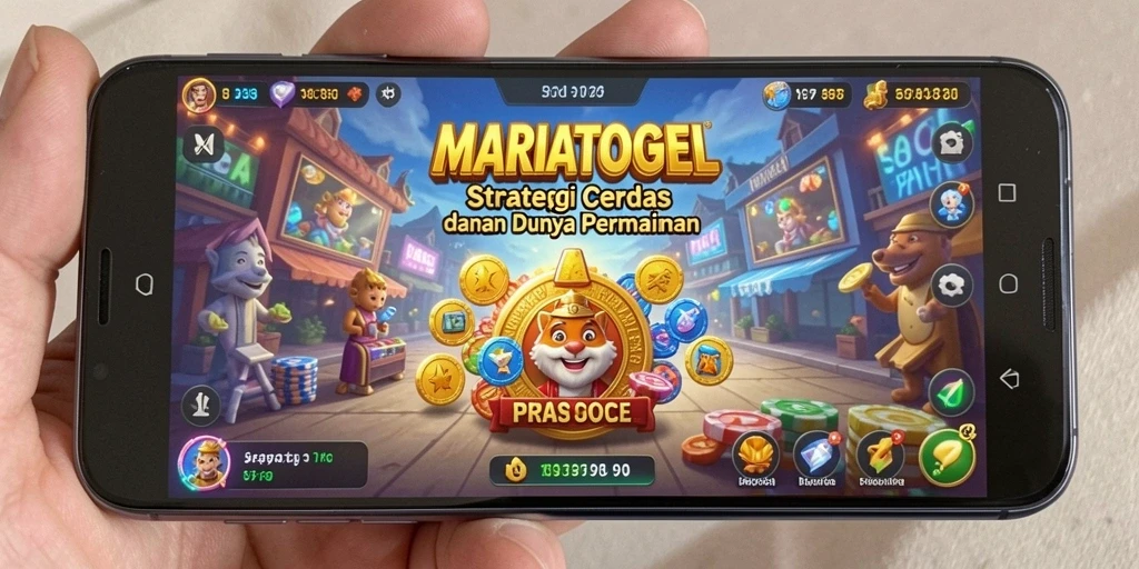 Tampilan gameplay menarik dari MARIATOGEL yang menantang strategi.