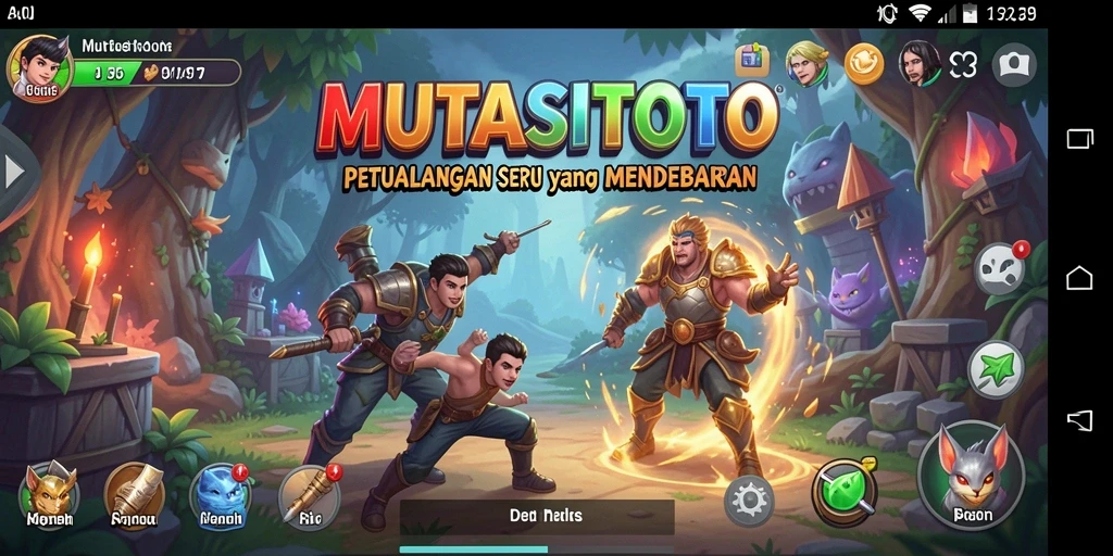 Tampilan menarik dari gameplay MUTASITOTO yang menantang.