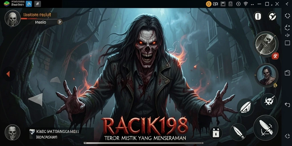 Tangkapan layar gameplay <strong>RACIK198</strong> yang menyeramkan dan mencekam.