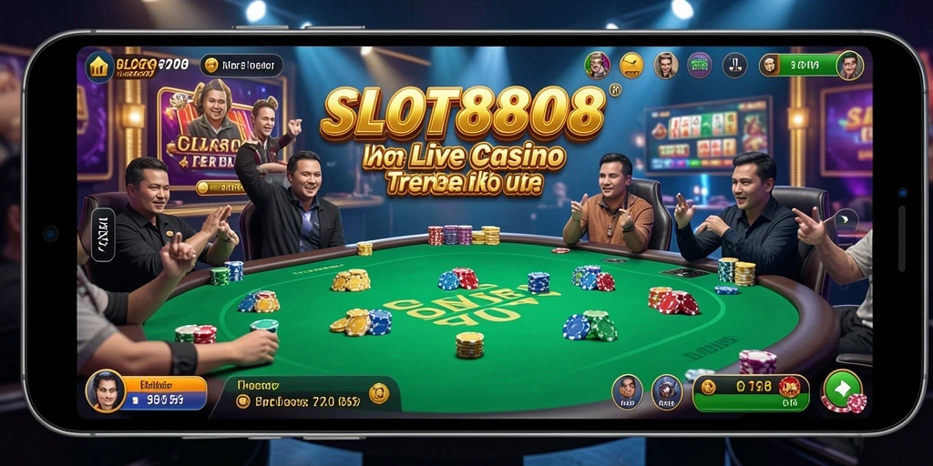 Tampilan gameplay seru langsung dari dealer di SLOT8808.