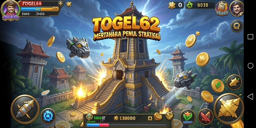 Gameplay menara pertahanan yang seru dan penuh strategi.