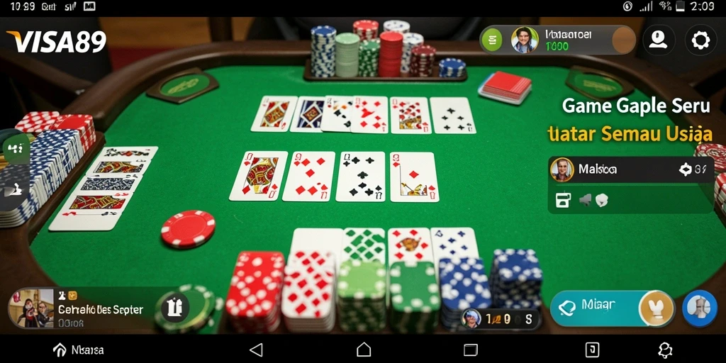 Gameplay VISA89 yang seru dan menarik dengan teman-teman.