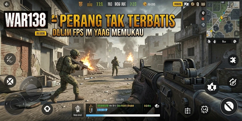 Tampilan seru gameplay WAR138 dengan aksi tembak-menembak yang mendebarkan.